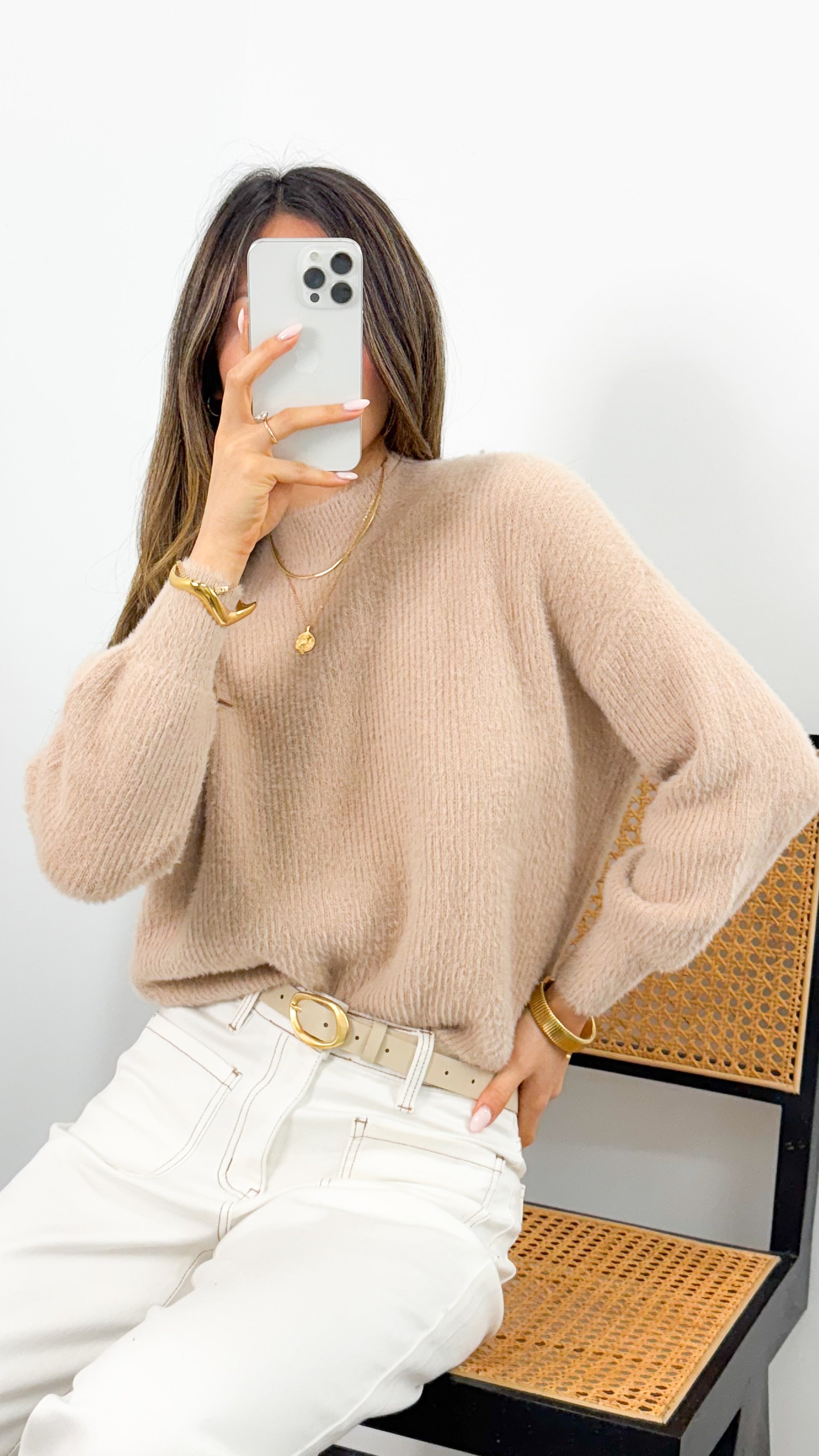 SERENA KNIT - LATTE